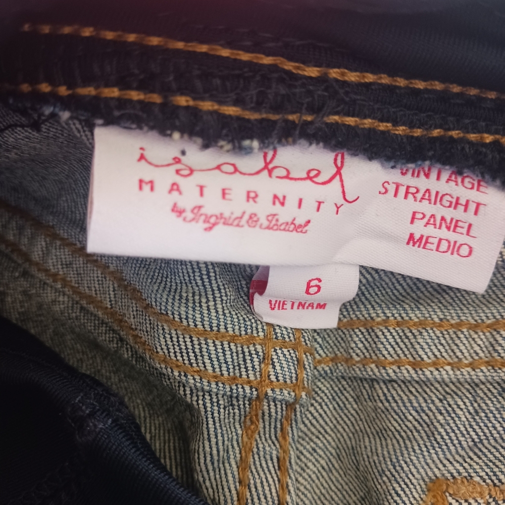 Isabel Maternity Over The Belly Ankle Leg Jeans - Picture 5 of 6